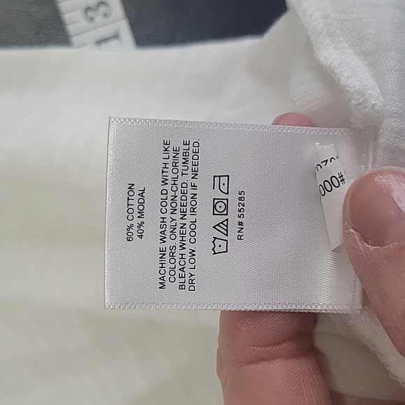 Express Women's white tie front shirt size S preppy casual summer beach boho - Picture 5 of 7